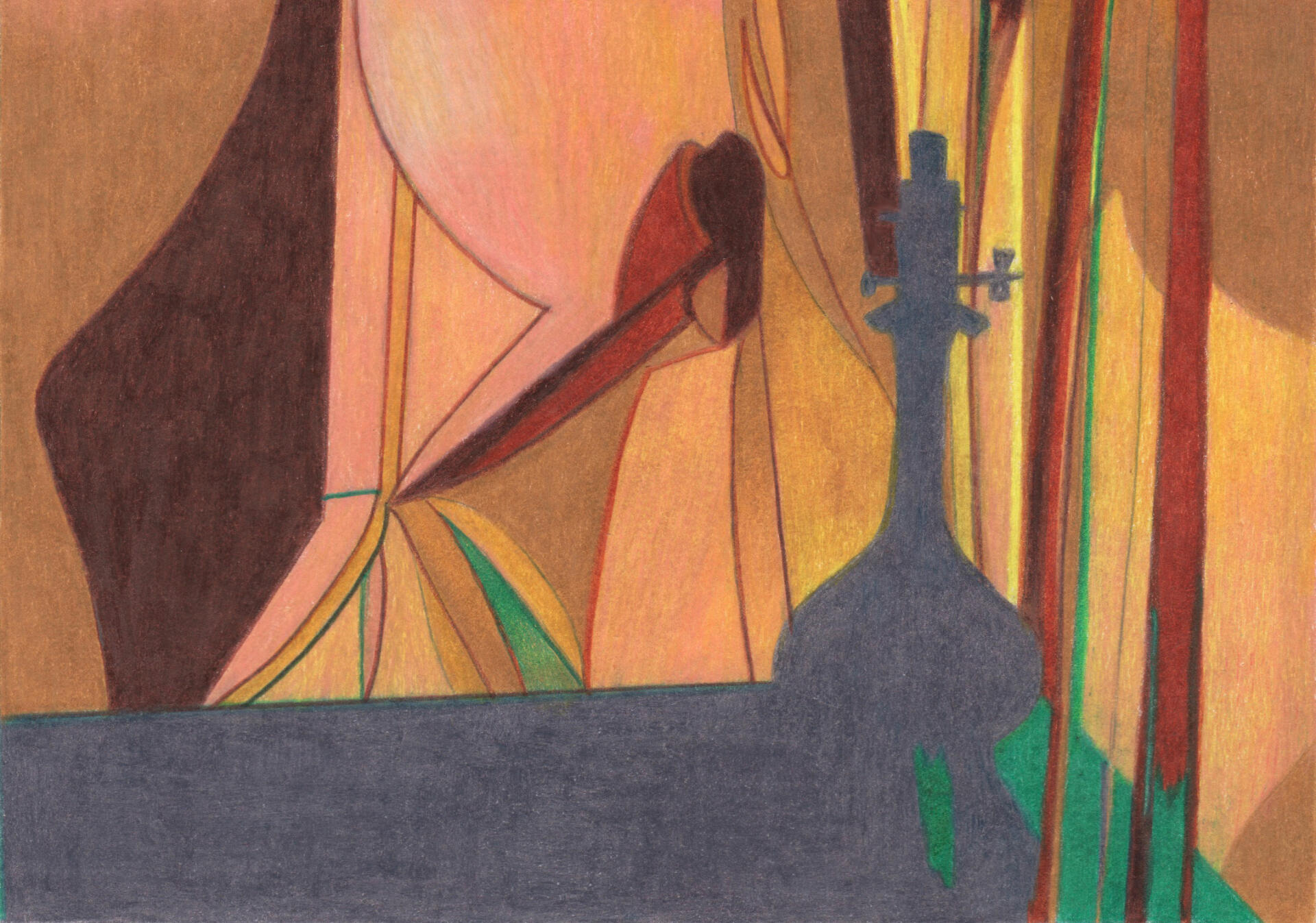 Polar - Dessin aux crayons de couleur- Drawing -Colored pencils