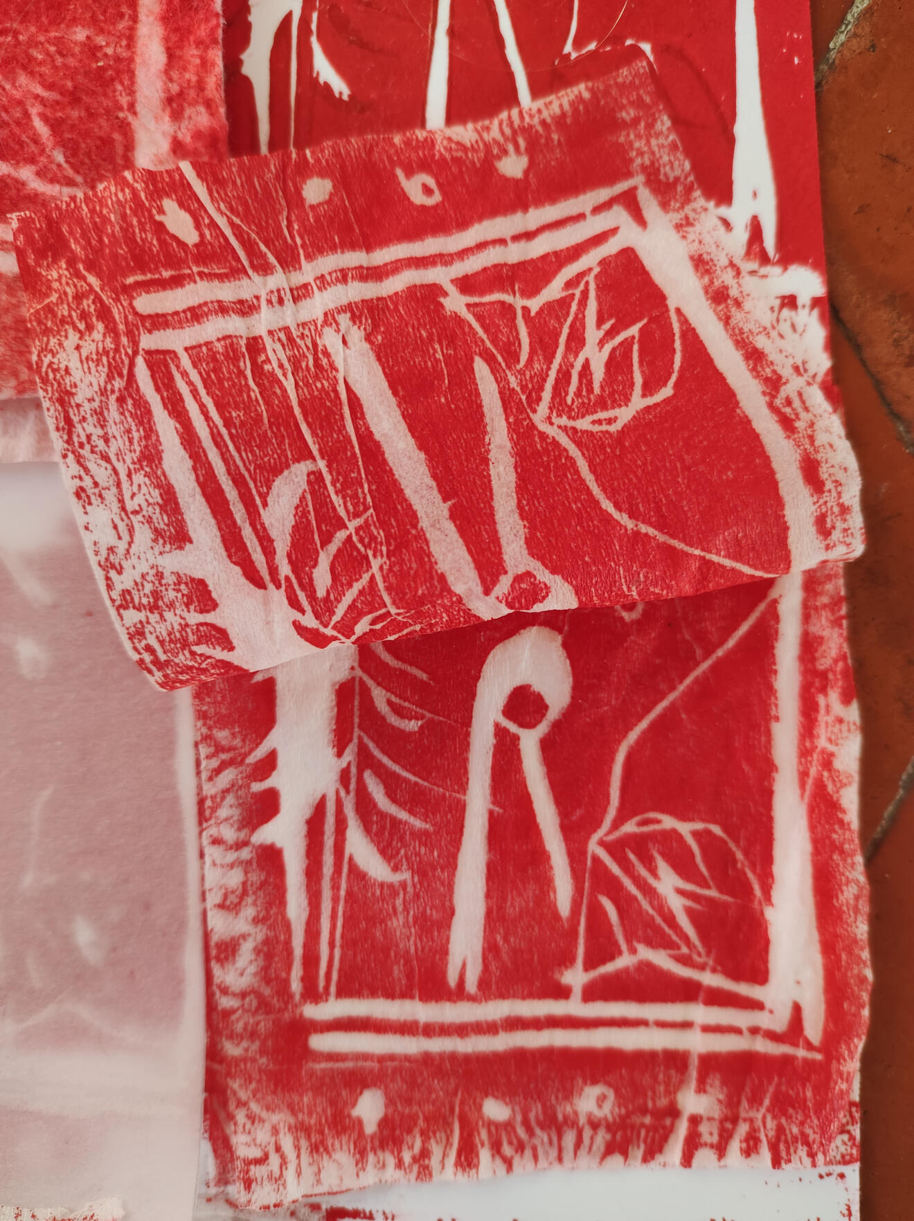 Palimpseste 2 Approche de la trace et des strates par des collages imprimés et superposés