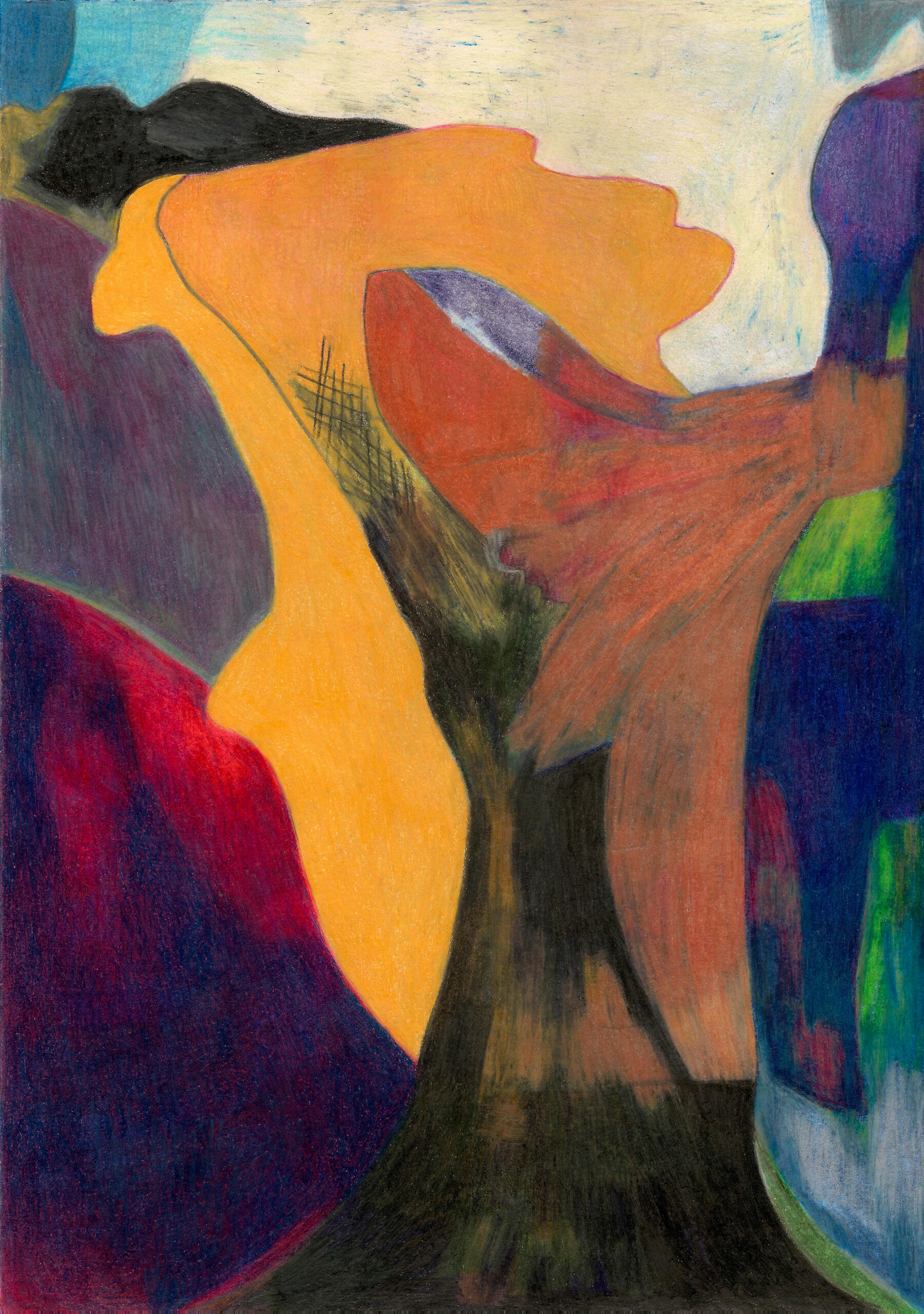 Dessin aux crayons de couleur- disegnoamatitacolorata-colored pencil drawings-butterfly-maureenlasne-papillon